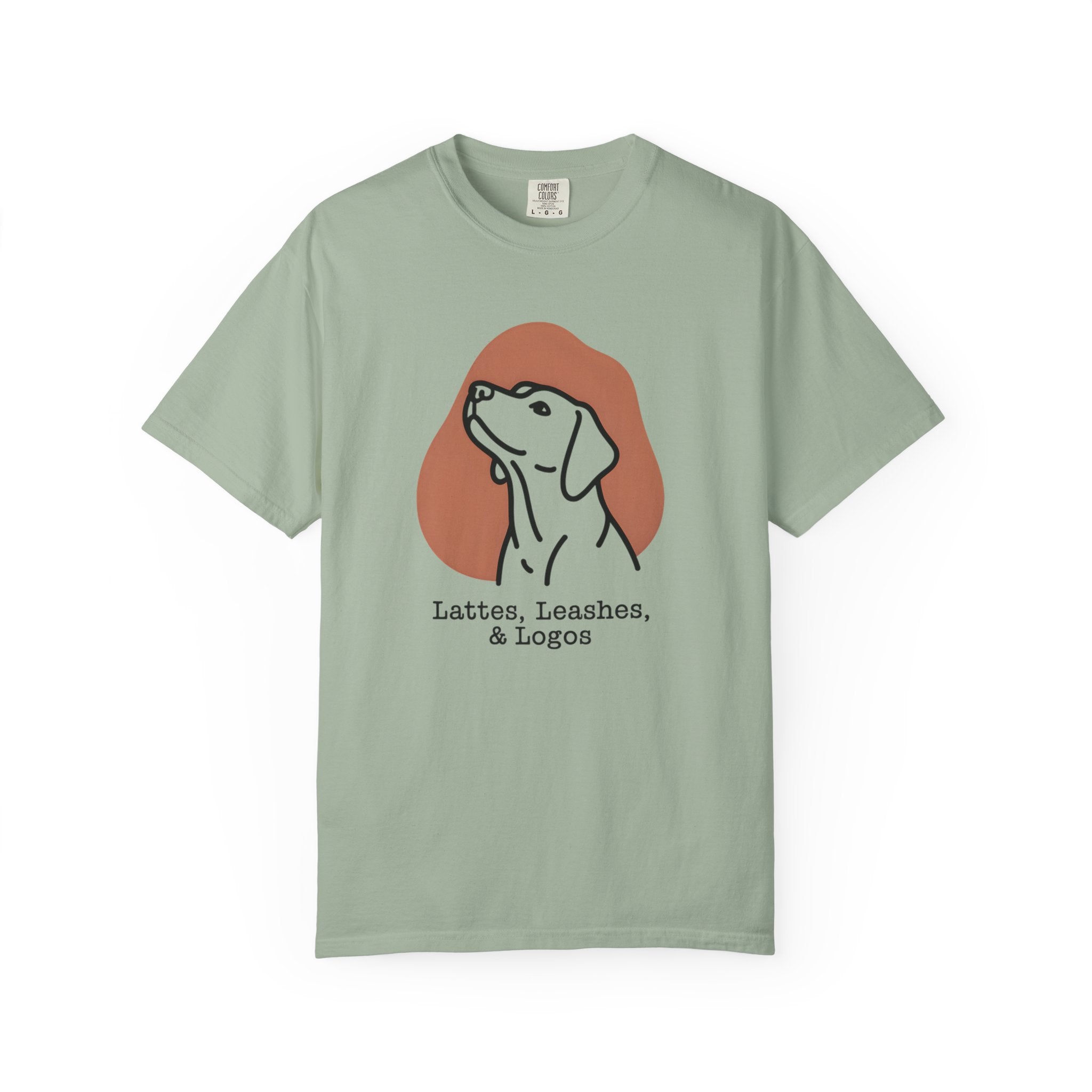 Lattes-leashes-logos T-Shirt