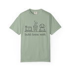 build-brew-walk T-shirt