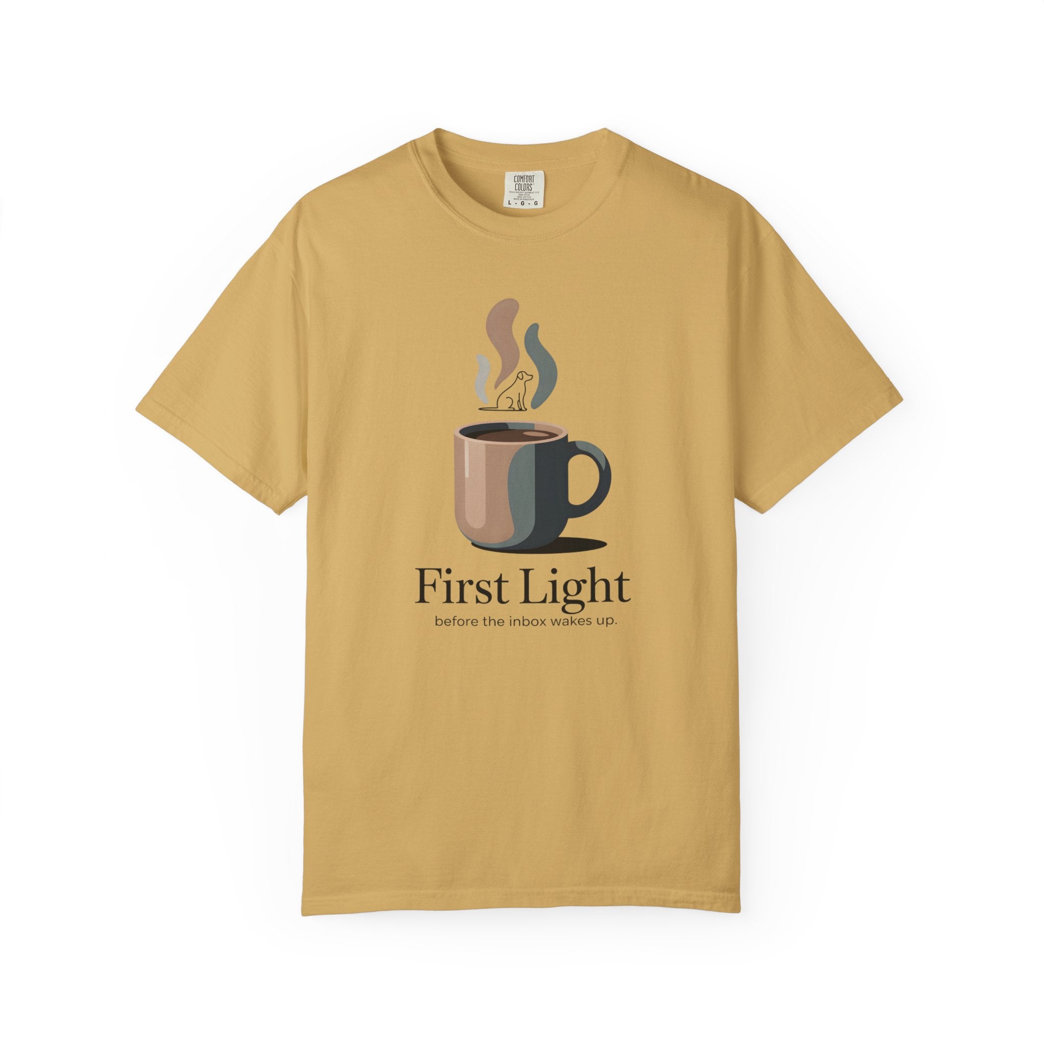 First light - before the inbox wakes up T-Shirt