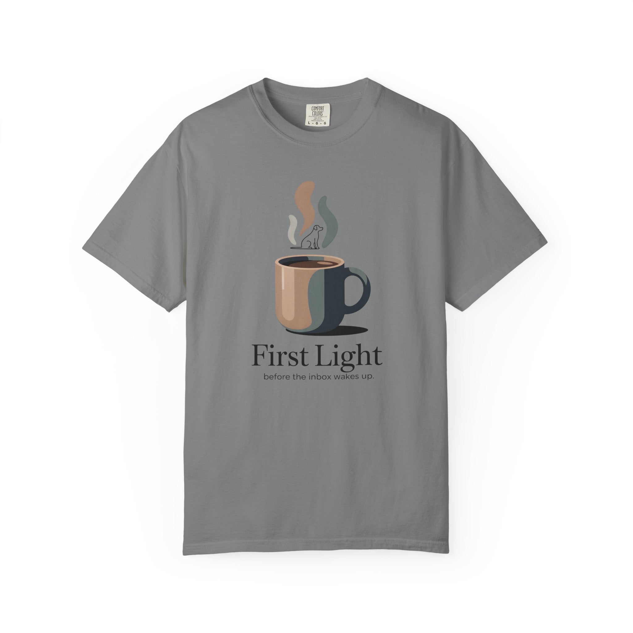 First light - before the inbox wakes up T-Shirt
