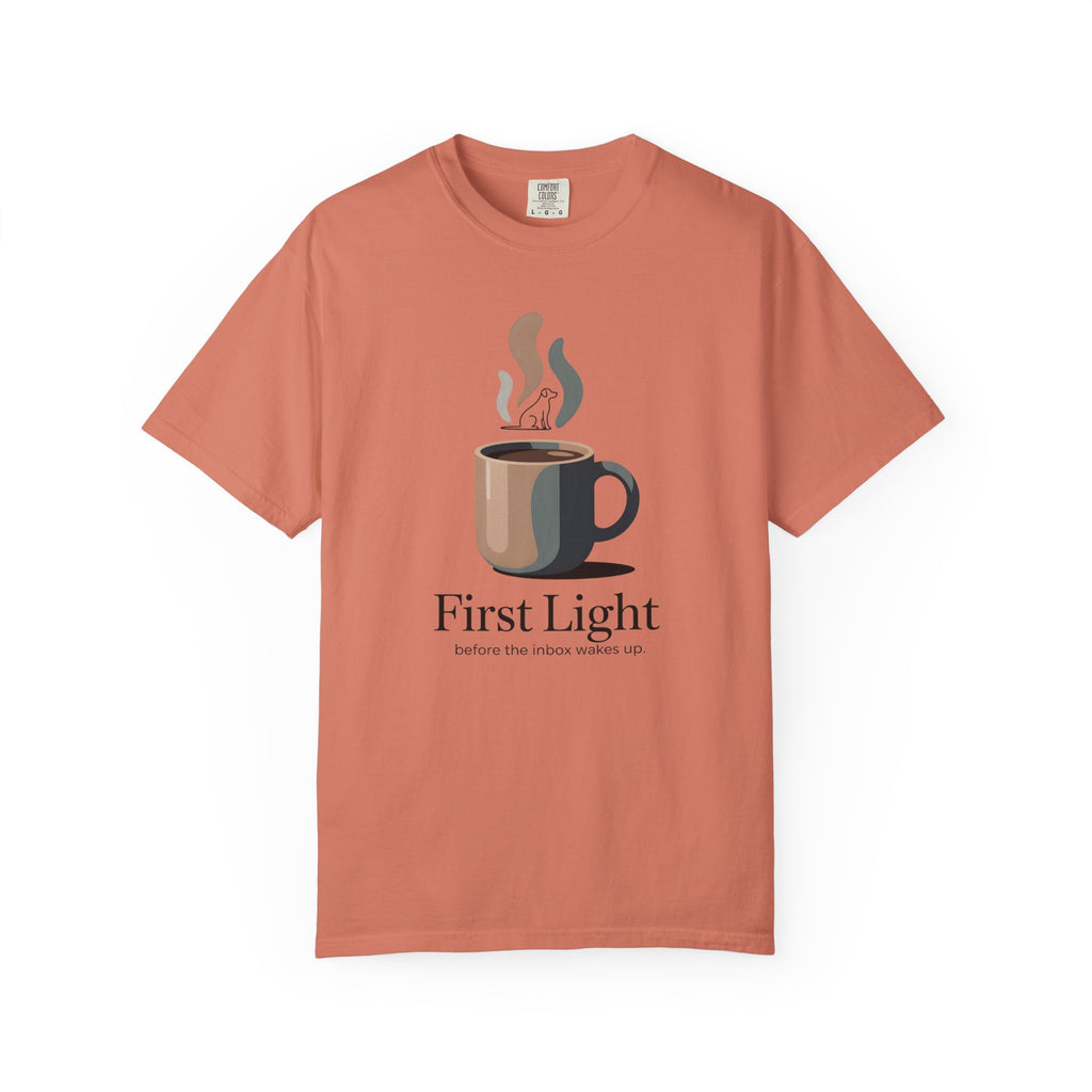 First light - before the inbox wakes up T-Shirt