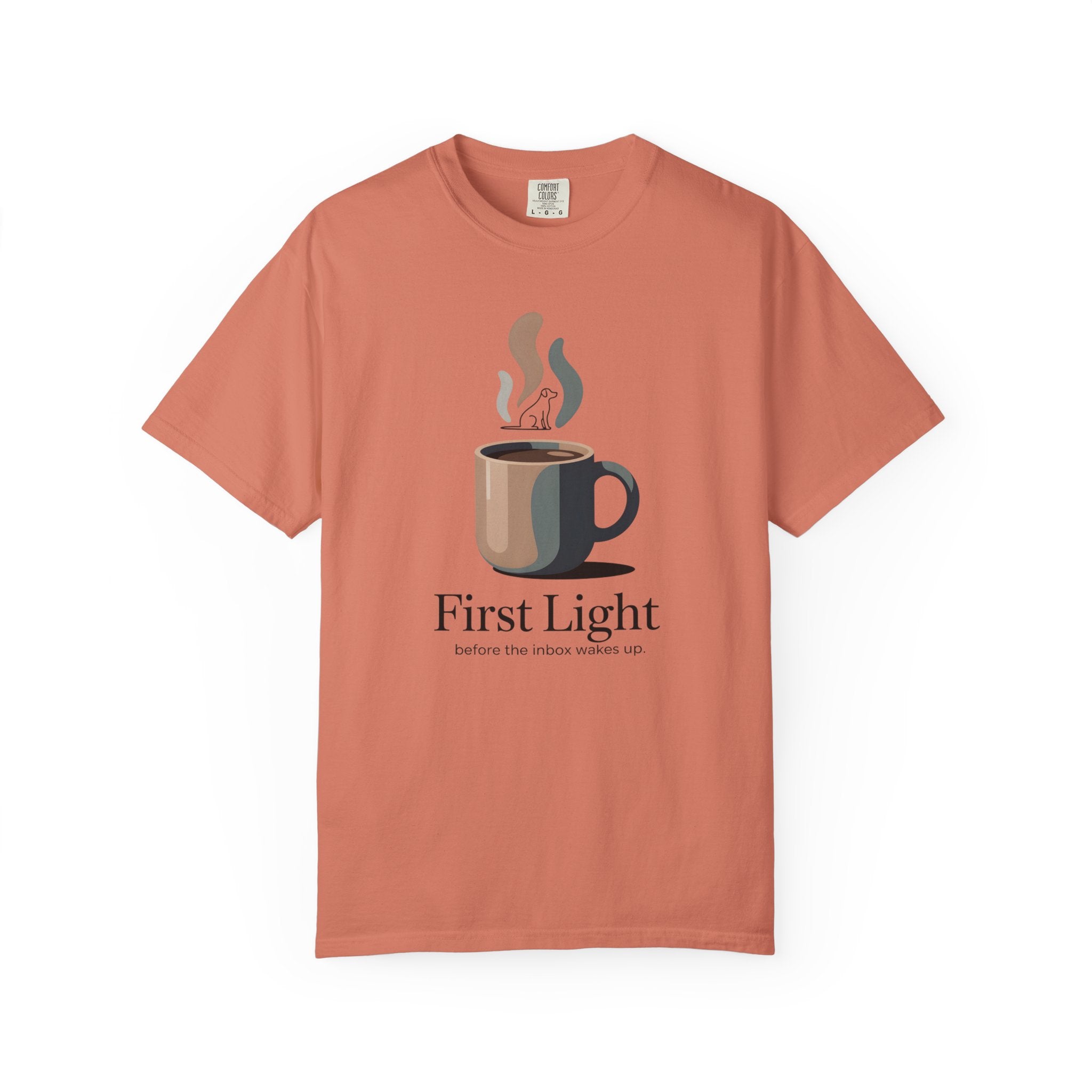 First light - before the inbox wakes up T-Shirt