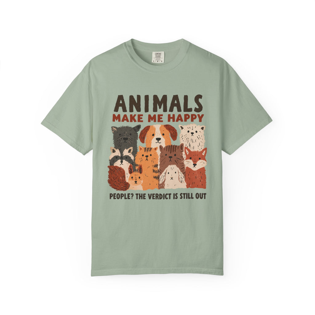 Animals Make Me Happy__end__ T-Shirt