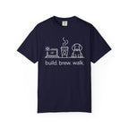 build-brew-walk T-shirt