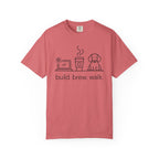 build-brew-walk T-shirt