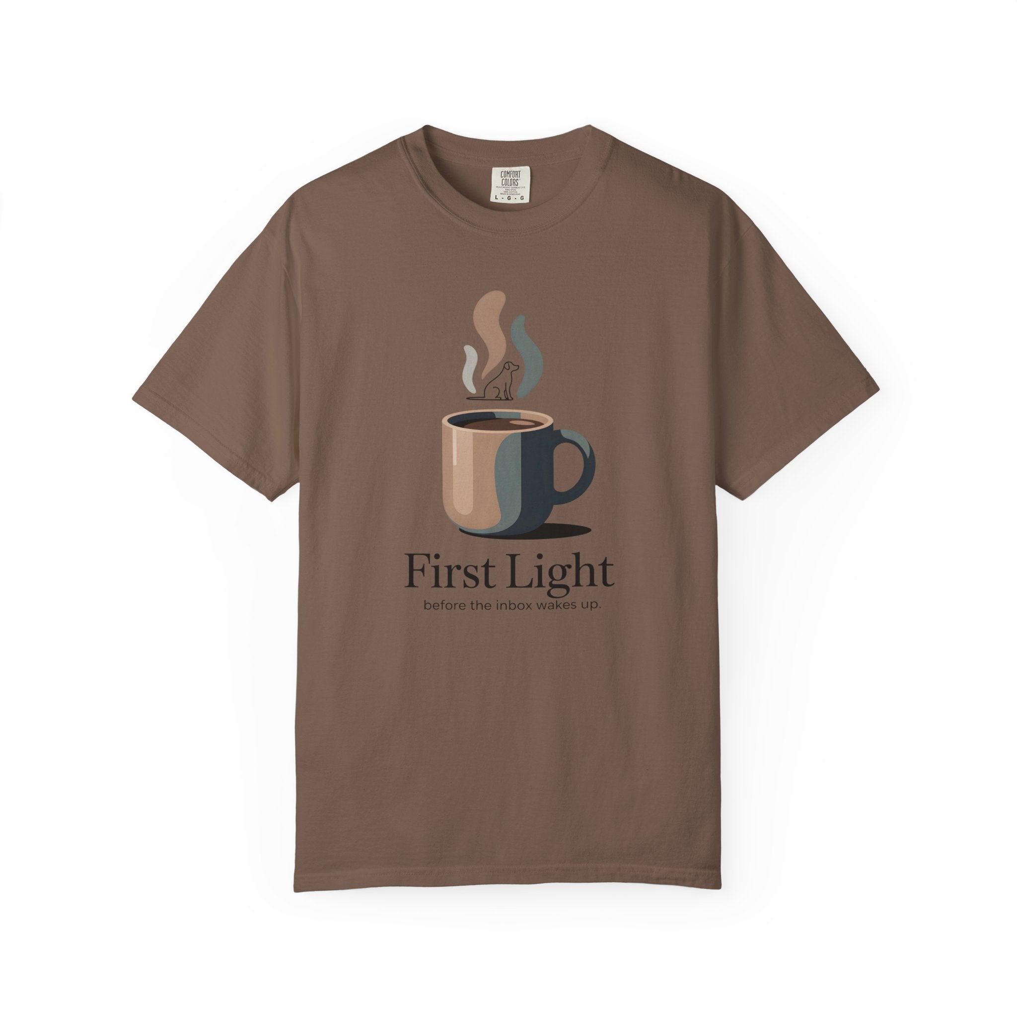 First light - before the inbox wakes up T-Shirt