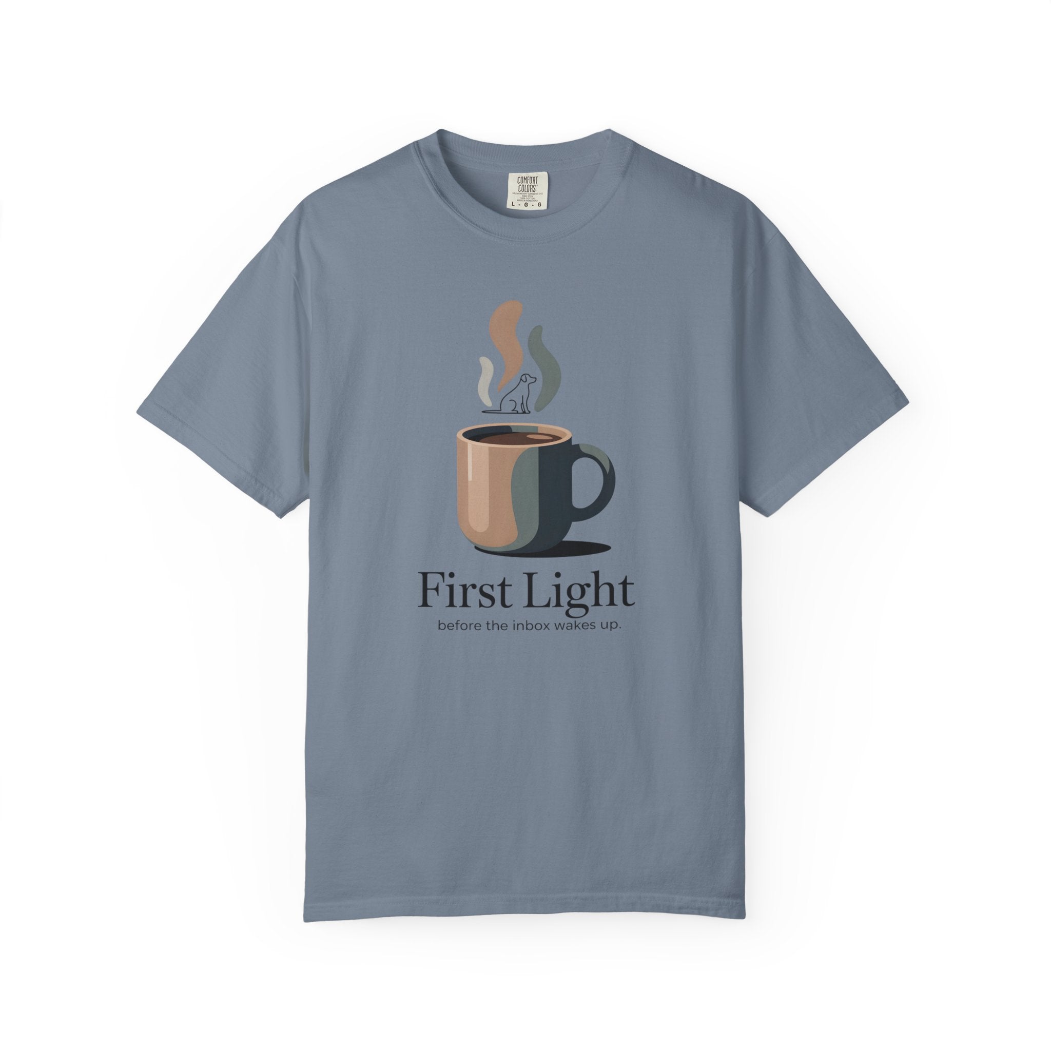 First light - before the inbox wakes up T-Shirt