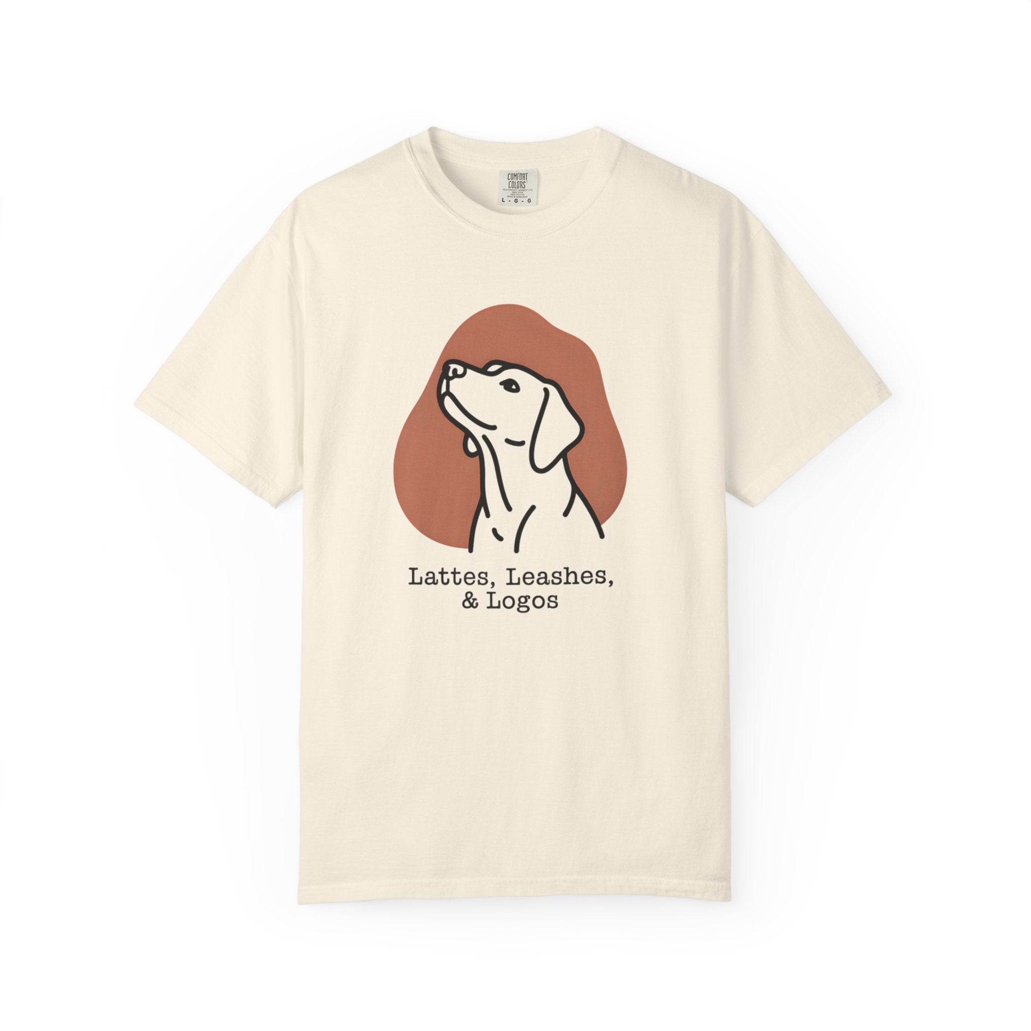 Lattes-leashes-logos T-Shirt