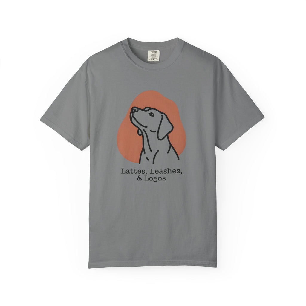 Lattes-leashes-logos T-Shirt