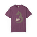 Dog & Coffee Brush stroke T-Shirt