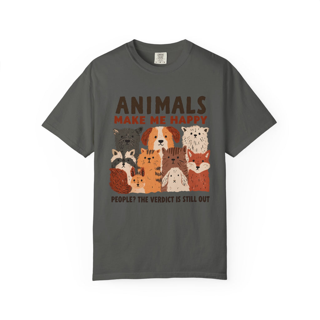 Animals Make Me Happy__end__ T-Shirt