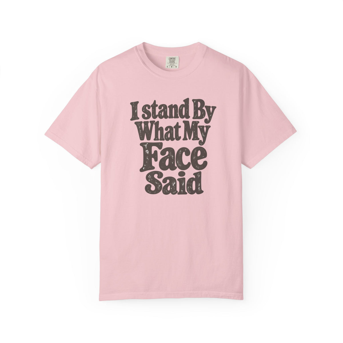 I Stand By What My Face Said T-Shirt