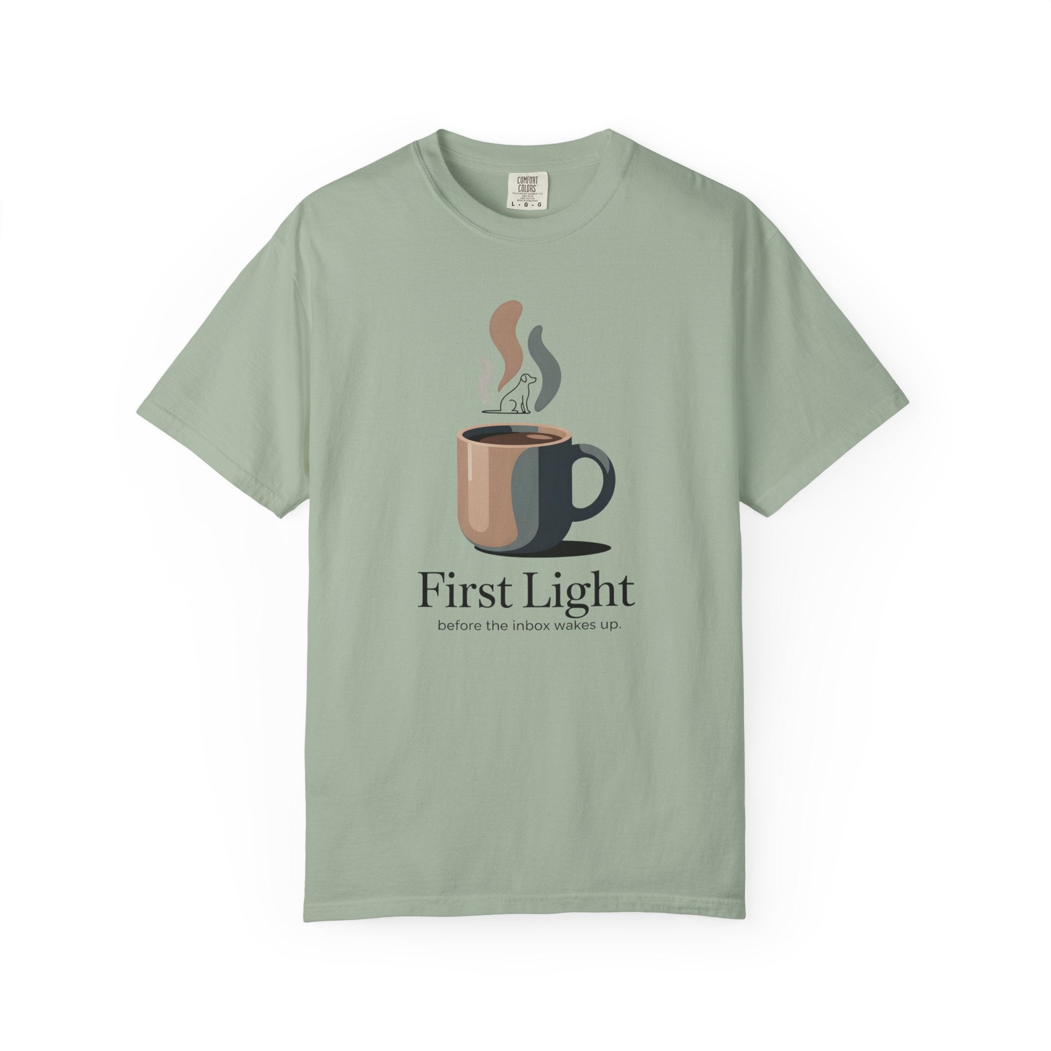 First light - before the inbox wakes up T-Shirt