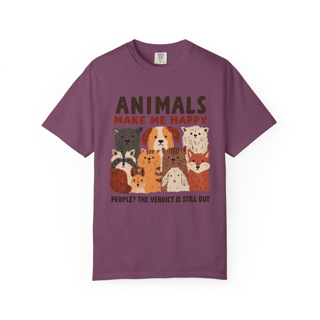 Animals Make Me Happy__end__ T-Shirt